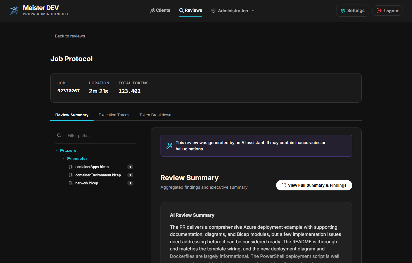 Inspect Each Review Pass